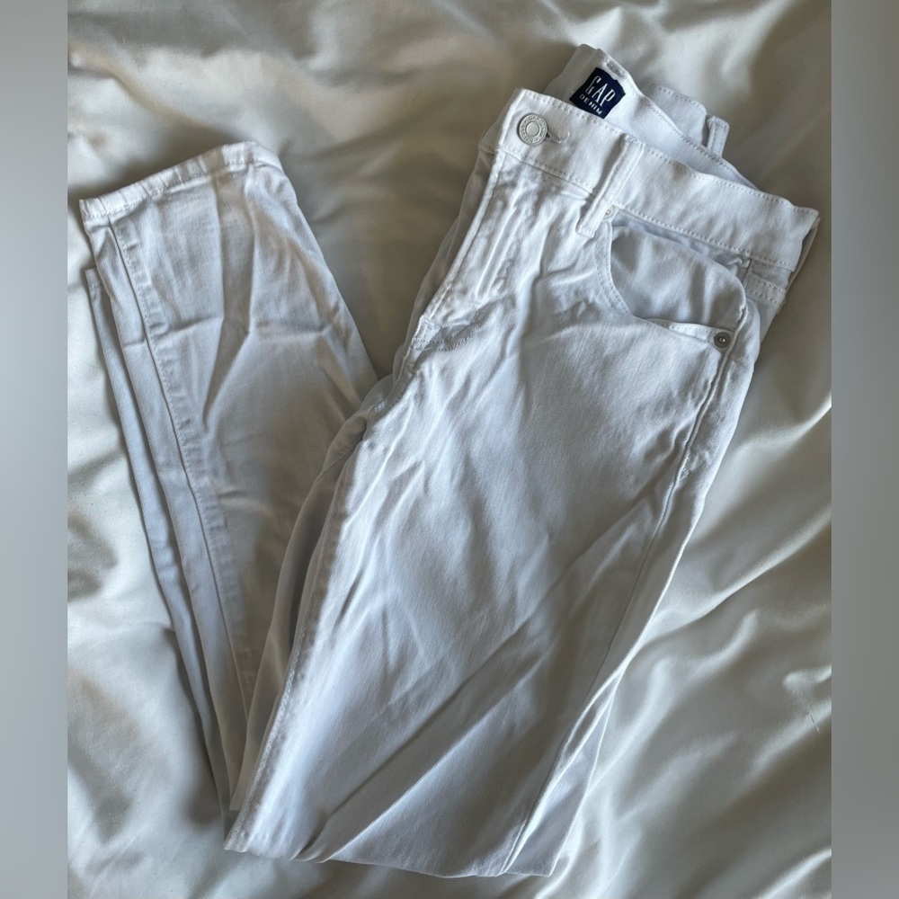 Women’s GAP True Skinny Jeans, Size 27 Regular, White